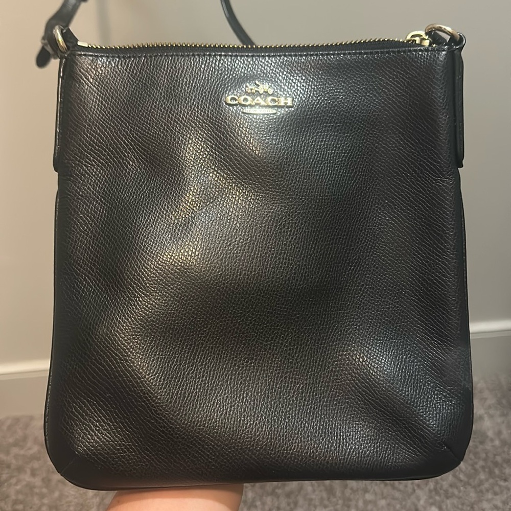 Coach black crossbody bag